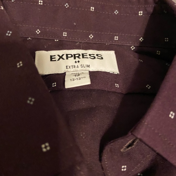 NWOT Express extra slim button down shirt - Picture 1 of 3